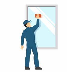 Lavage des vitres